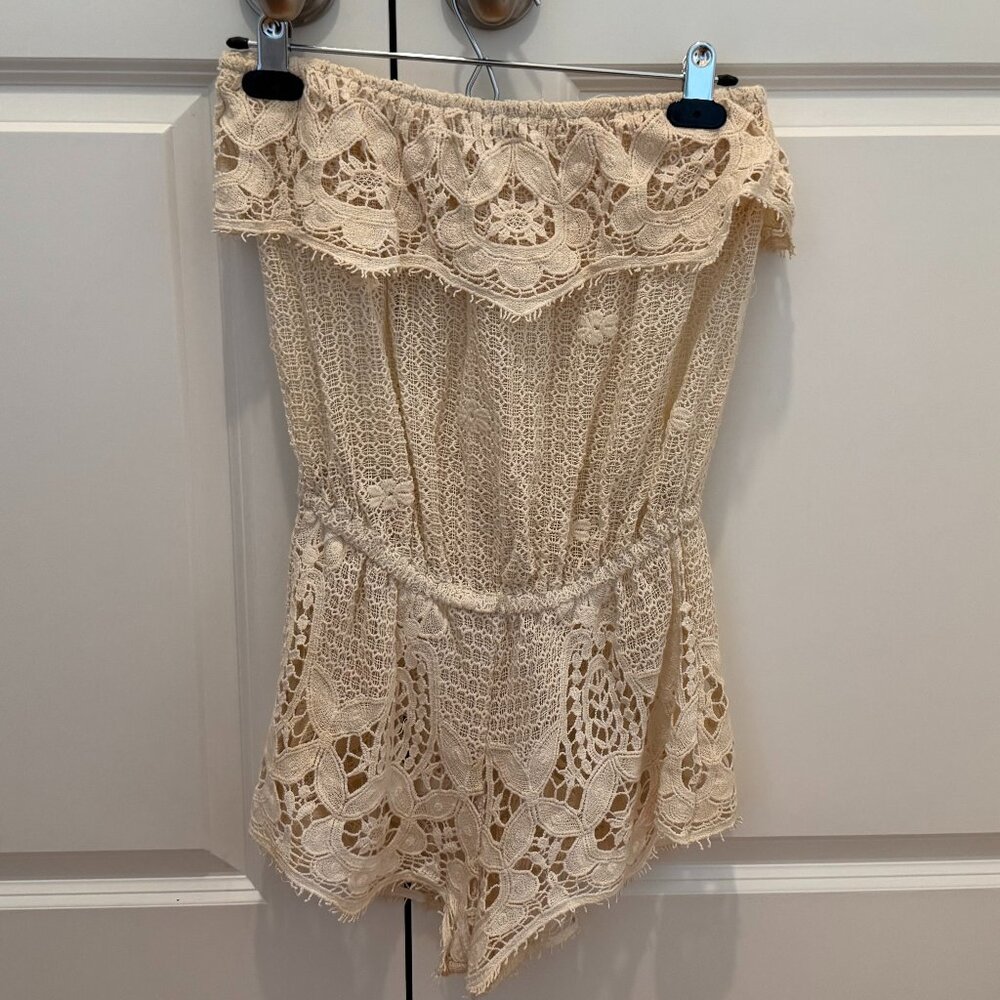 Eberjey Lace Bathing suit Cover-up Romper